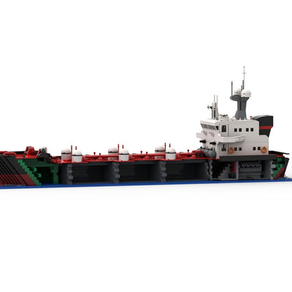 Oil Tanker MOC Building Kit | Modern Cargo Ship Model - 2