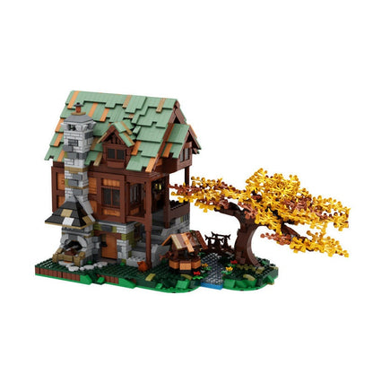 Old Blacksmith Workshop MOC Building Kit | Medieval Tool Shop - 2