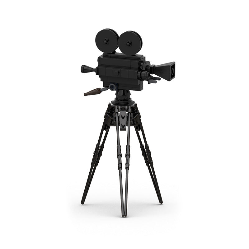 Old-Fashioned Movie Camera Building Kit | LEGO-Compatible MOC - 2