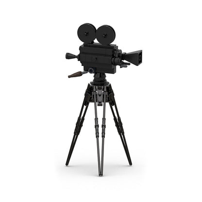 Old-Fashioned Movie Camera Building Kit | LEGO-Compatible MOC - 2