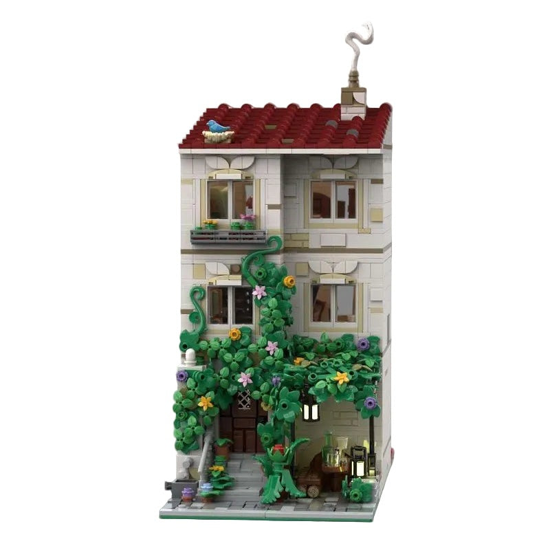 Old Greened House MOC Modular Building Kit | Vintage Architecture Model - 1