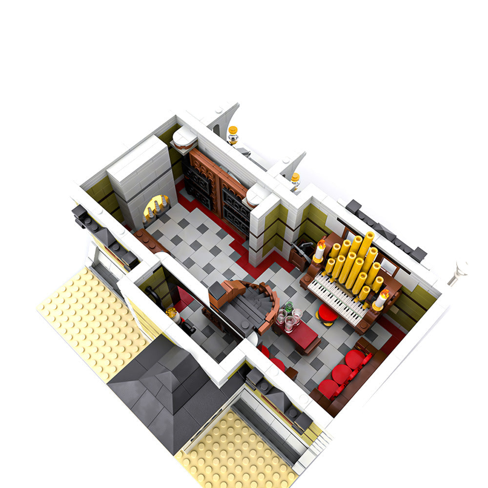 Old Mansion Haunted House Modular Building Kit | LEGO-Compatible MOC - 4