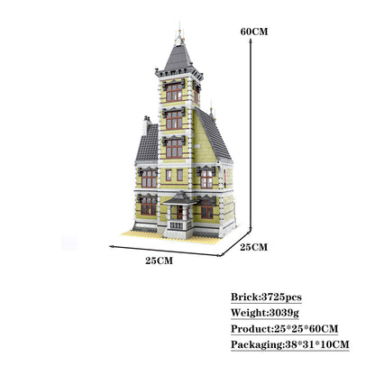old mansion haunted house modular | moc-49479 - 5