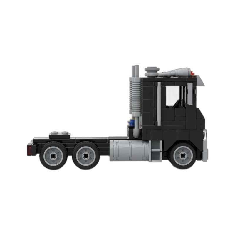 Old Semi Truck Building Kits | LEGO-Compatible MOC - 4