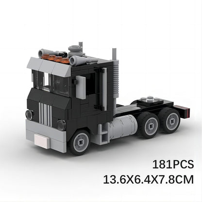 Old Semi Truck Building Kits | LEGO-Compatible MOC - 5