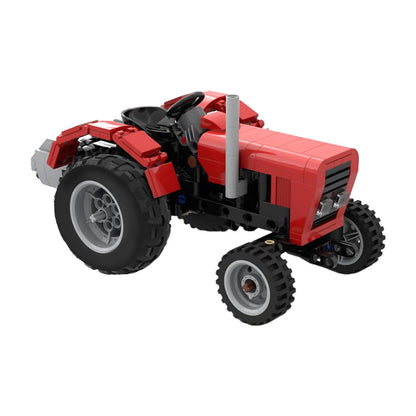 Old Tractor MOC Building Kit | LEGO-Compatible MOC - 4