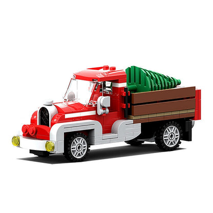 Old Truck MOC Building Kit | Winter Village Vintage Vehicle Model - 1