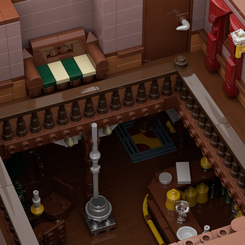 Old West Frontier Saloon & Stagecoach MOC Building Kit - 1