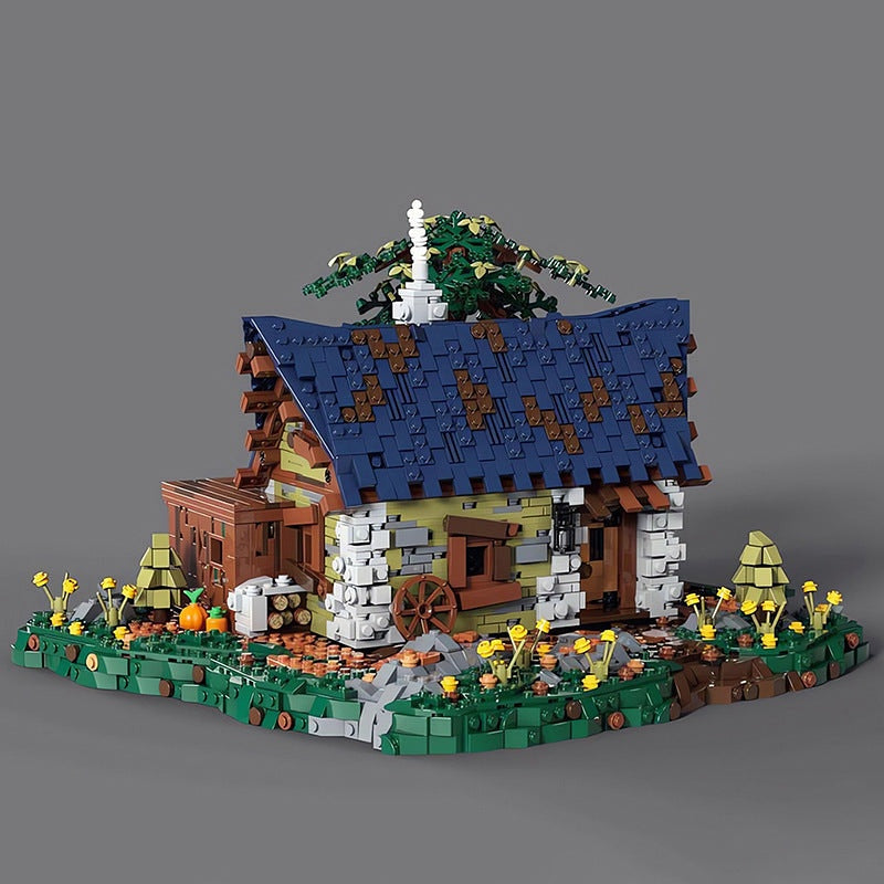 Olivia's Get-Away Cottage MOC Building Kit | Cozy Cabin Architecture - 2