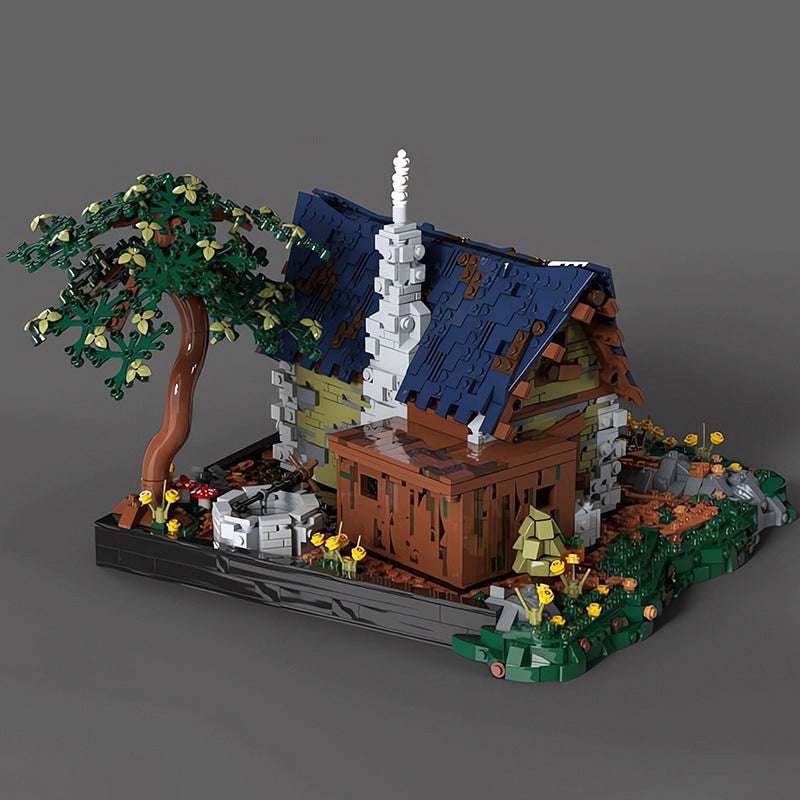 Olivia's Get-Away Cottage MOC Building Kit | Cozy Cabin Architecture - 3