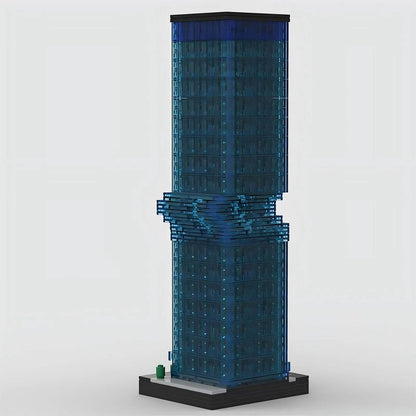 Omniturm Frankfurt 1/650 Scale Skyscraper Building Kit | LEGO-Compatible MOC - 2