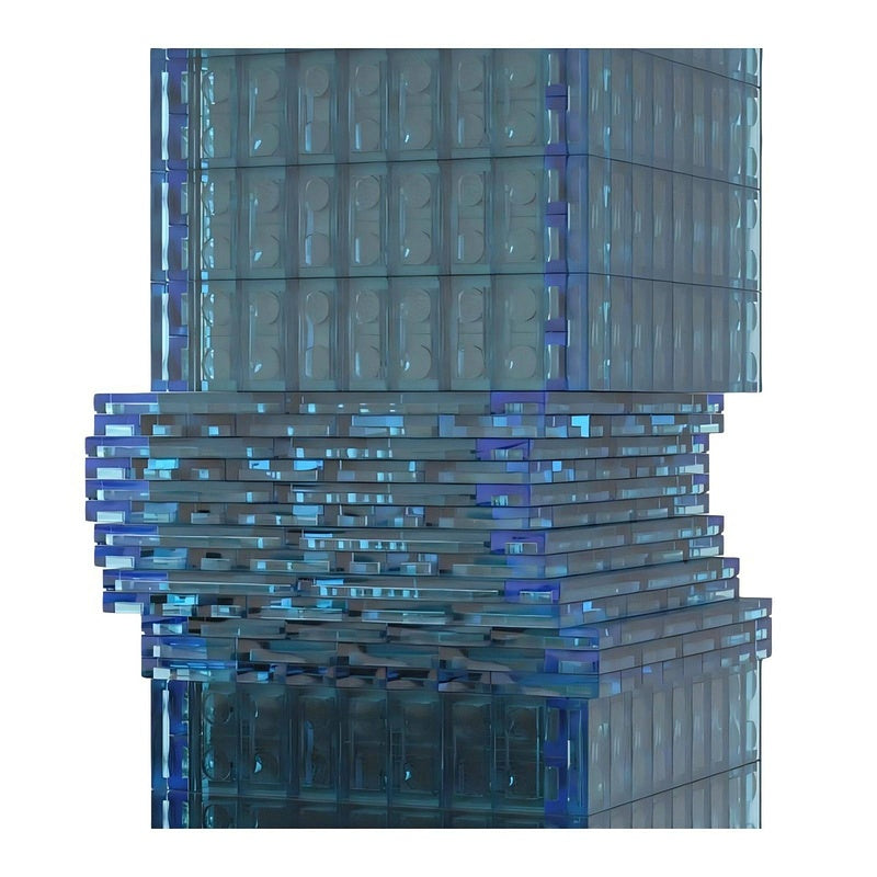 Omniturm Frankfurt 1/650 Scale Skyscraper Building Kit | LEGO-Compatible MOC - 5