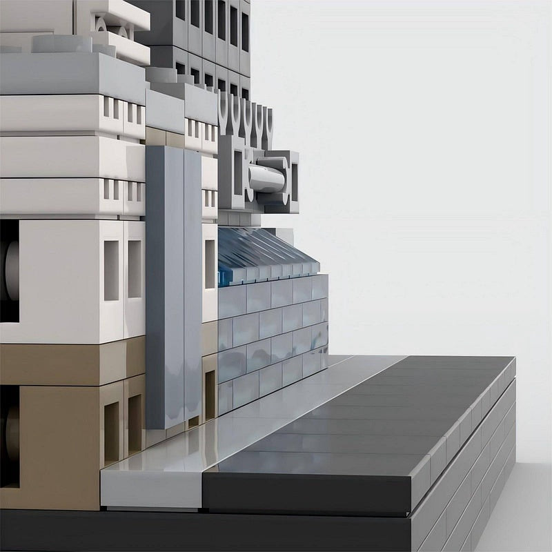 One Canada Square London MOC Skyscraper Building Kit - 4