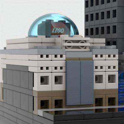 One Canada Square London MOC Skyscraper Building Kit - 5