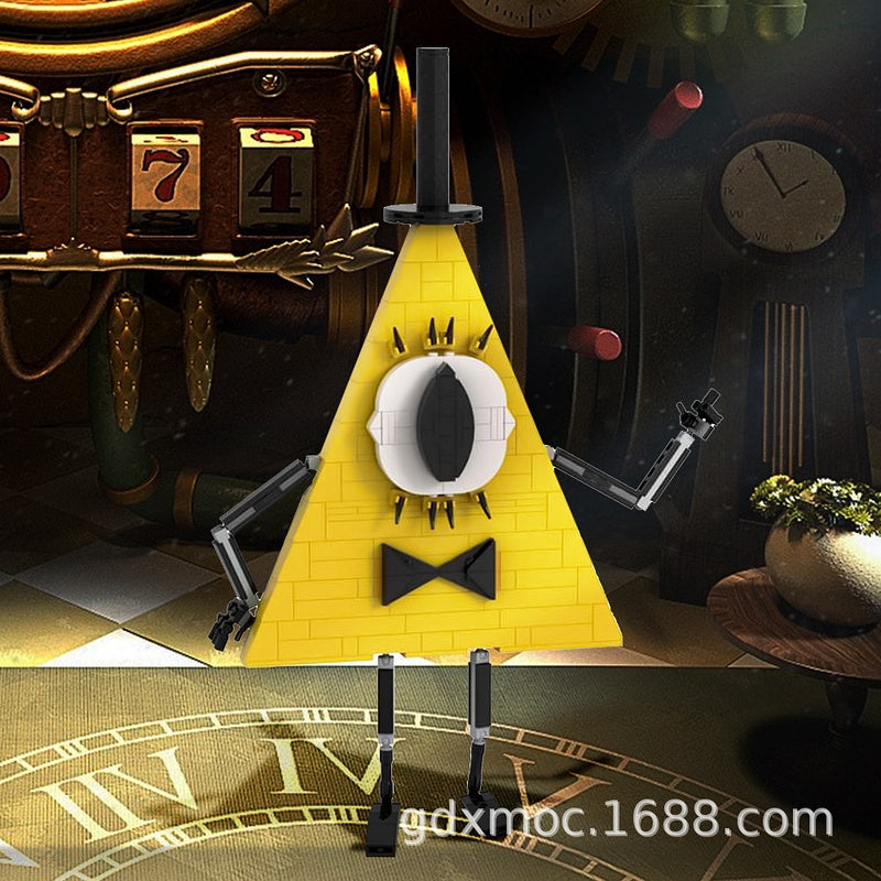One-Eyed Triangle Gentleman Character MOC Building Kit - 2