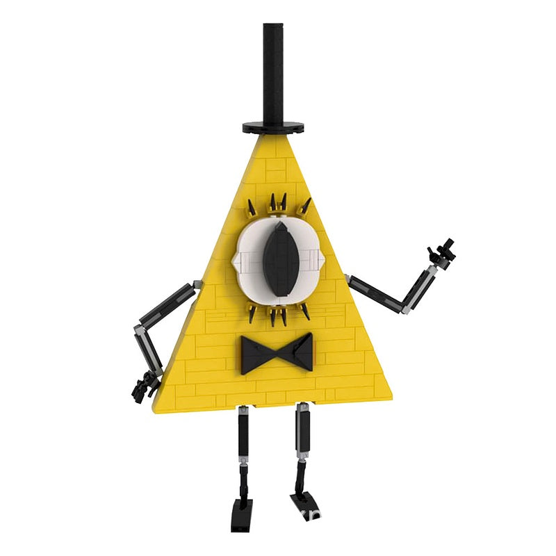 One-Eyed Triangle Gentleman Character MOC Building Kit - 3