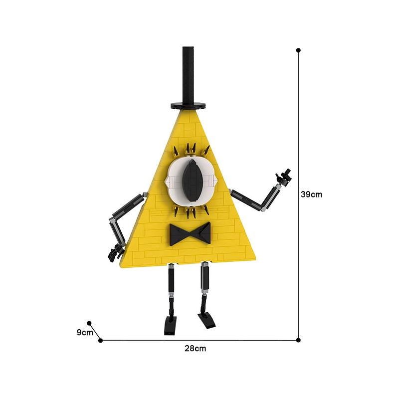 One-Eyed Triangle Gentleman Character MOC Building Kit - 4