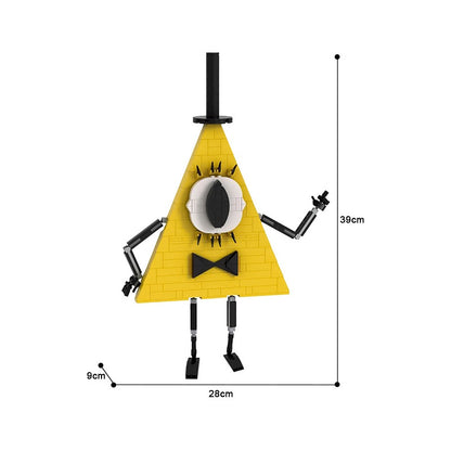 One-Eyed Triangle Gentleman Character MOC Building Kit - 4