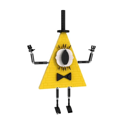 One-Eyed Triangle Gentleman Character MOC Building Kit - 5