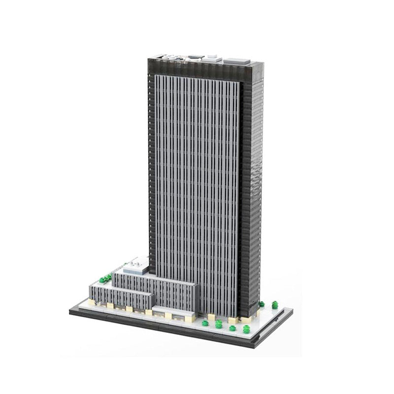 One Penn Plaza MOC Skyscraper Building Kit | 1:800 Scale Architecture Model  - 5