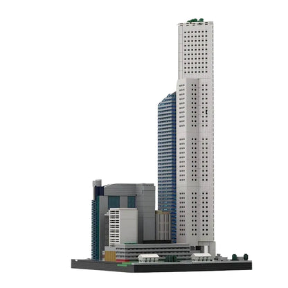 One Raffles Place Singapore Skyscraper Building Kit |  LEGO-Compatible MOC - 1