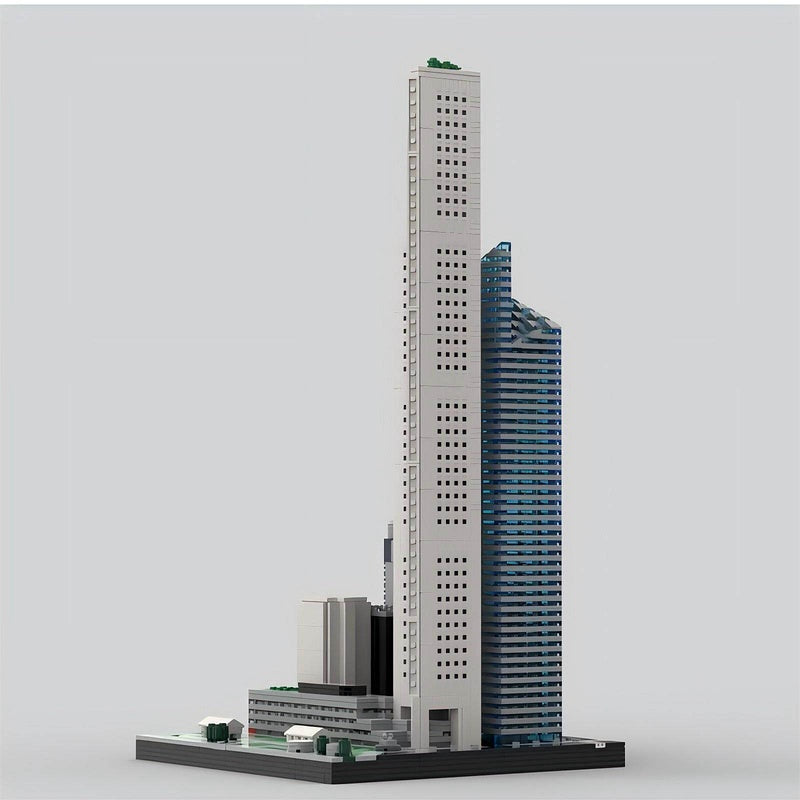 One Raffles Place Singapore Skyscraper Building Kit |  LEGO-Compatible MOC - 2