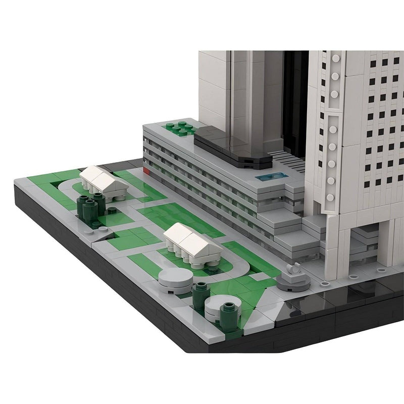 One Raffles Place Singapore Skyscraper MOC Building Kit | Micro-Scale Skyline - 6