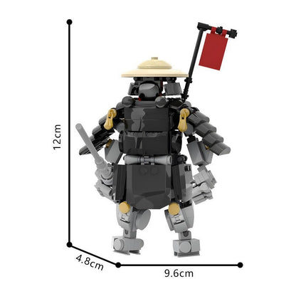 Oni Samurai Mech MOC Building Kit | Armored Warrior Robot Figure Model - 4