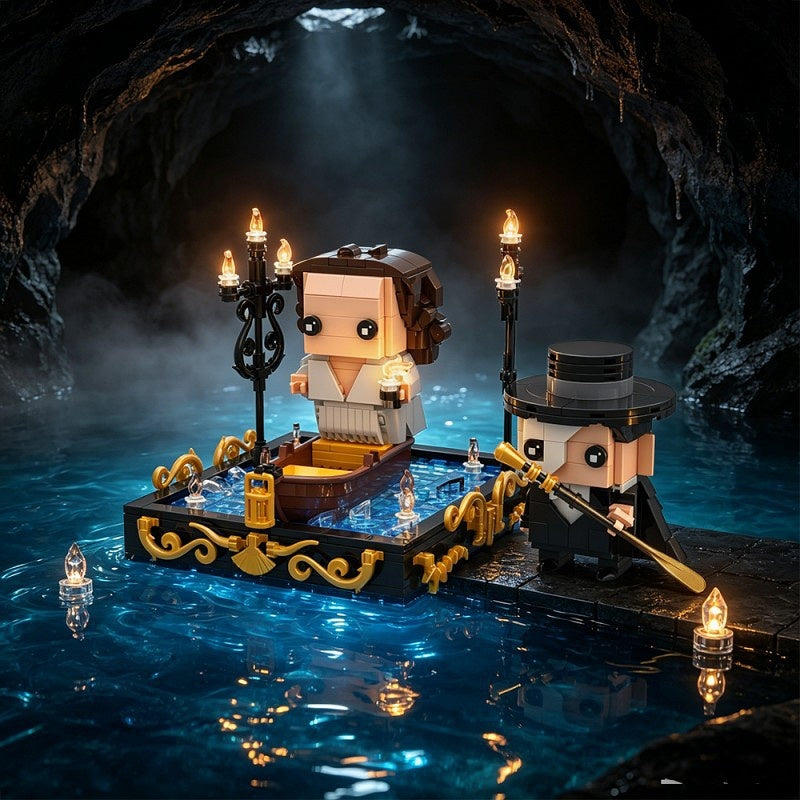 Opera Theater MOC Cinematic Diorama Building Kit | Musical Stage Model - 3