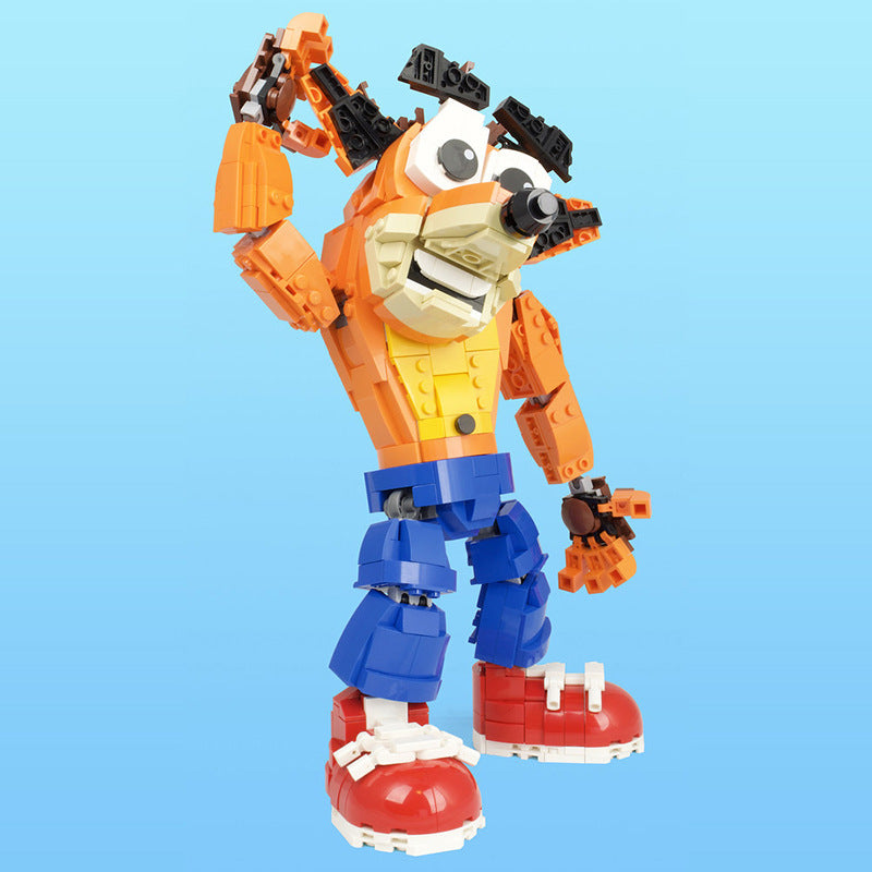 Orange Bandicoot Adventure Building Kit | Compatible MOC - 3