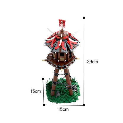 Orc Fortress Tower Fantasy MOC Building Kit - 3