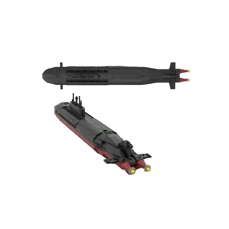 Oscar II Class Kursk Submarine 1:300 Scale MOC Building Kit - 3