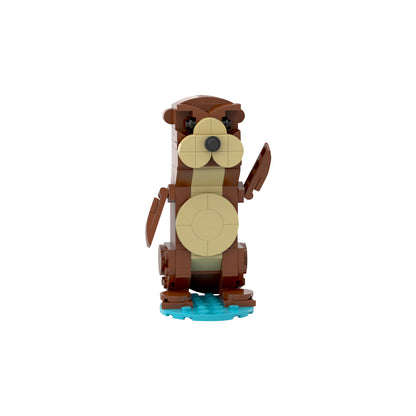 otter building set | lego compatible - 3