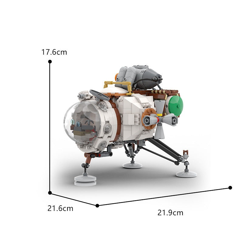 Outer Hearthian Ship MOC Spacecraft Building Kit | Exploration Vessel - 8