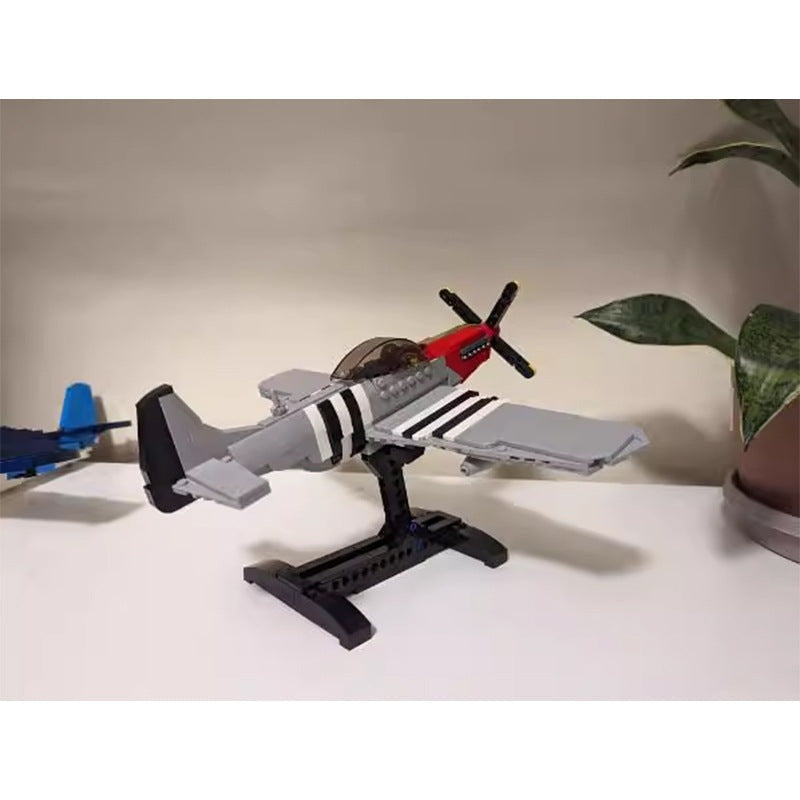 P-51 Mustang Fighter MOC Building Kit | WWII Aircraft Model - 4