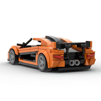 P1 Track Supercar 8 Stud Wide Racing Style Building Kit | LEGO-Compatible MOC - 3