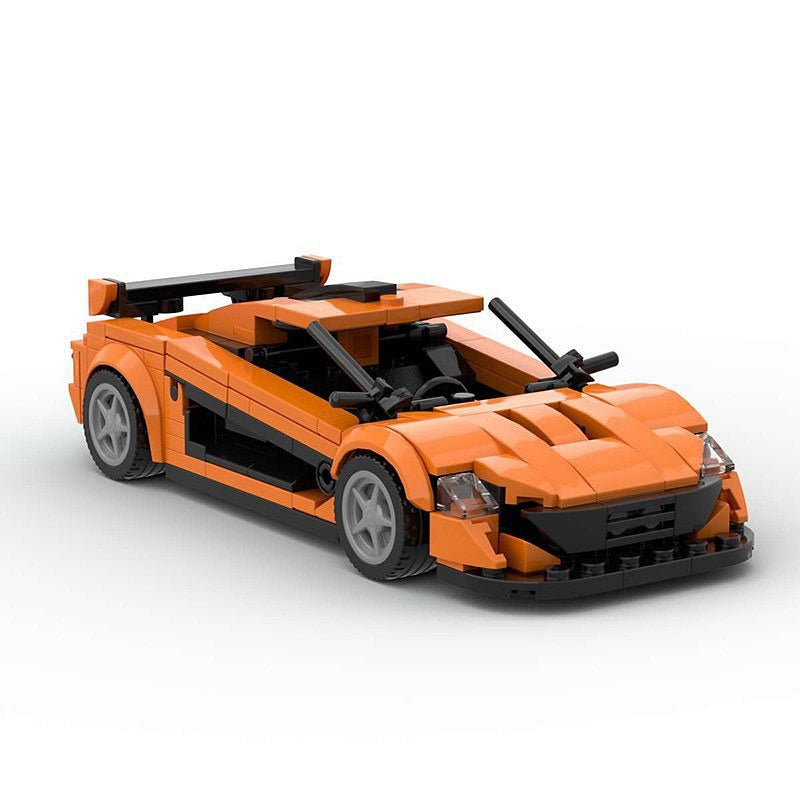 P1 Track Supercar MOC Building Kit | 8-Wide Racing Vehicle Model - 2