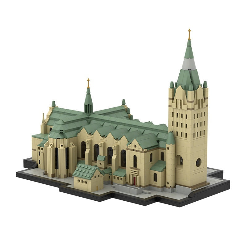 Paderborn Cathedral MOC Historic Architecture Building Kit - 2