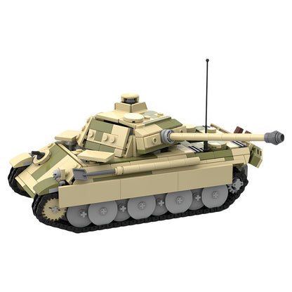 Panther G WWII Medium Tank MOC Building Kit - 3