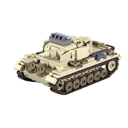 Panzer III Variant N-Type Flammpanzer WWII Tank Building Kit | LEGO-Compatible MOC - 1