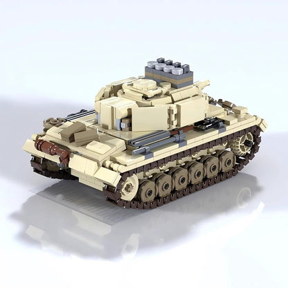 Panzer III Variant N-Type Flammpanzer WWII Tank Building Kit | LEGO-Compatible MOC - 2