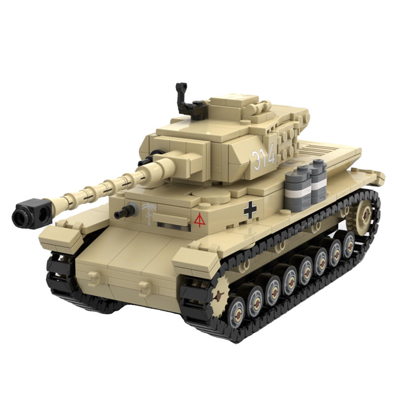 Panzer IV Ausf G Tank Building Kit | LEGO-Compatible MOC - 1