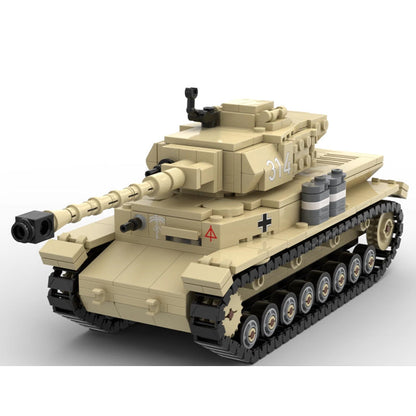 Panzer IV Ausf G Tank Building Kit | LEGO-Compatible MOC - 2