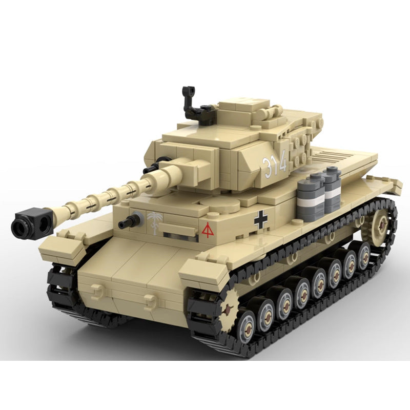 Panzer IV Ausf G Tank Building Kit | LEGO-Compatible MOC - 3