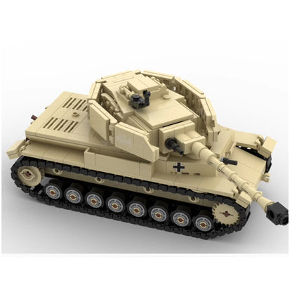 Panzer IV Ausf G Tank Building Kit | LEGO-Compatible MOC - 4