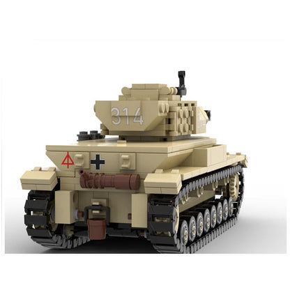 Panzer IV Ausf G Tank MOC Building Kit | WWII Medium Tank Model - 5