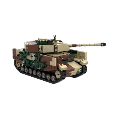 Panzer IV Ausf H MOC Tank Building Kit | WWII Medium Tank Model - 1