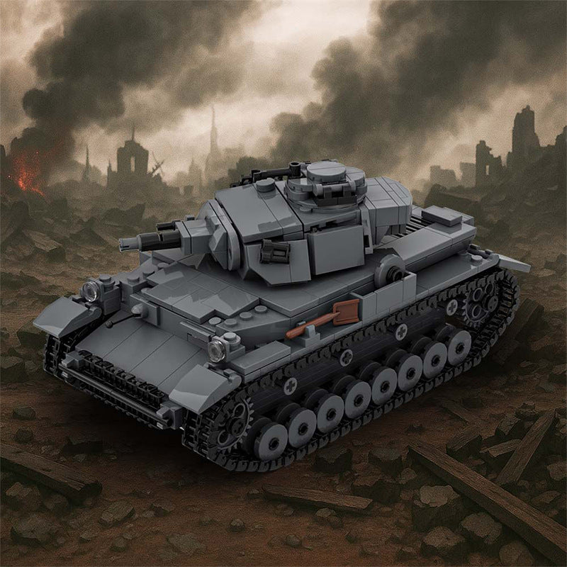 Panzer IV D Tank Building Kit | LEGO-Compatible MOC - 2