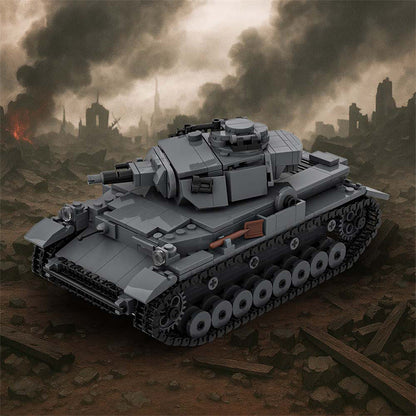 Panzer IV D Tank Building Kit | LEGO-Compatible MOC - 2