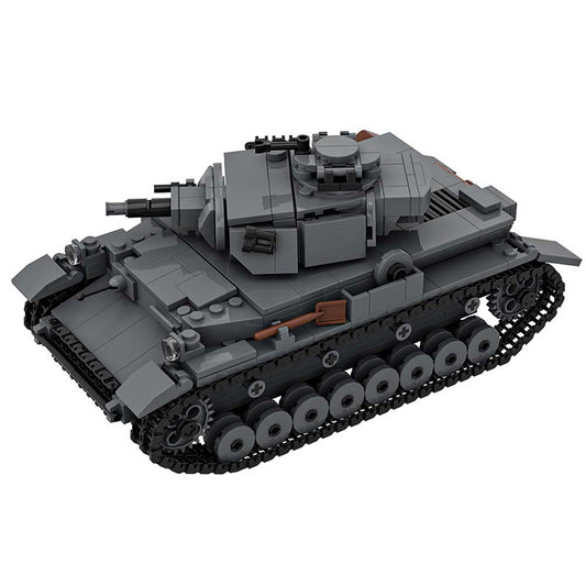 panzer iv d tank building set | moc-204773 - 4